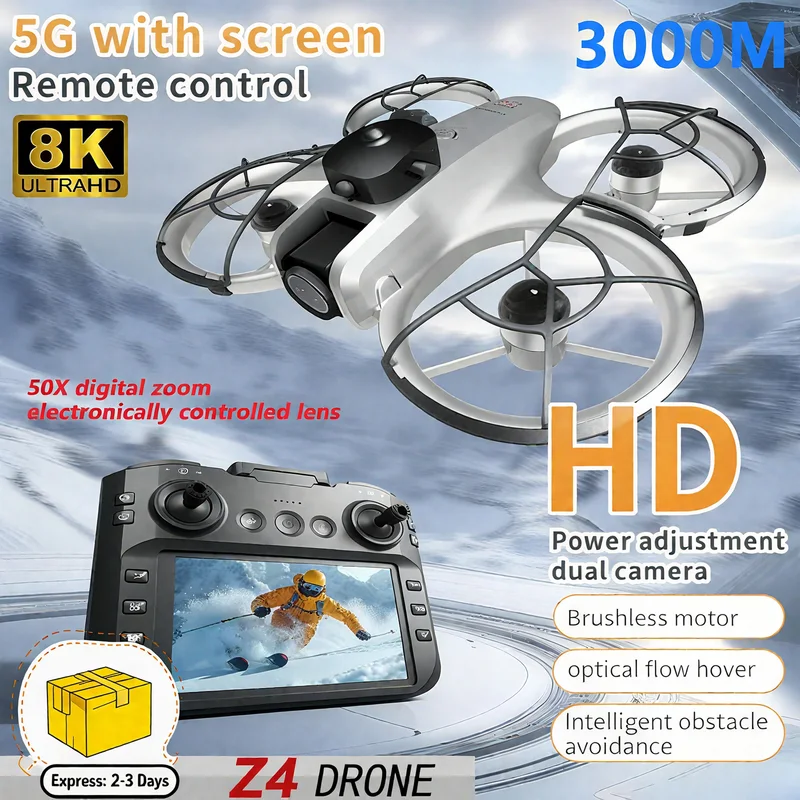 Drone Photogrammetry - New MINI Z4 Drone 4K Professional