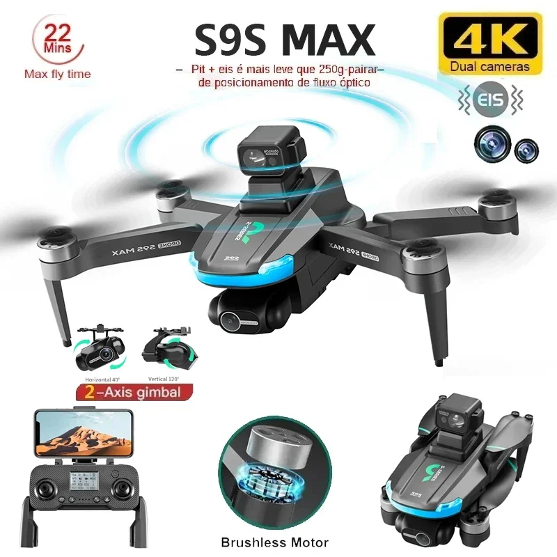 NEW S9S MAX MINI Drone 4K 2-Ax - Drone Aerial Photography review and price