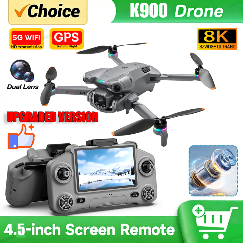 New K900 MAX GPS Drone with 4K - Drone Multispectral review and price