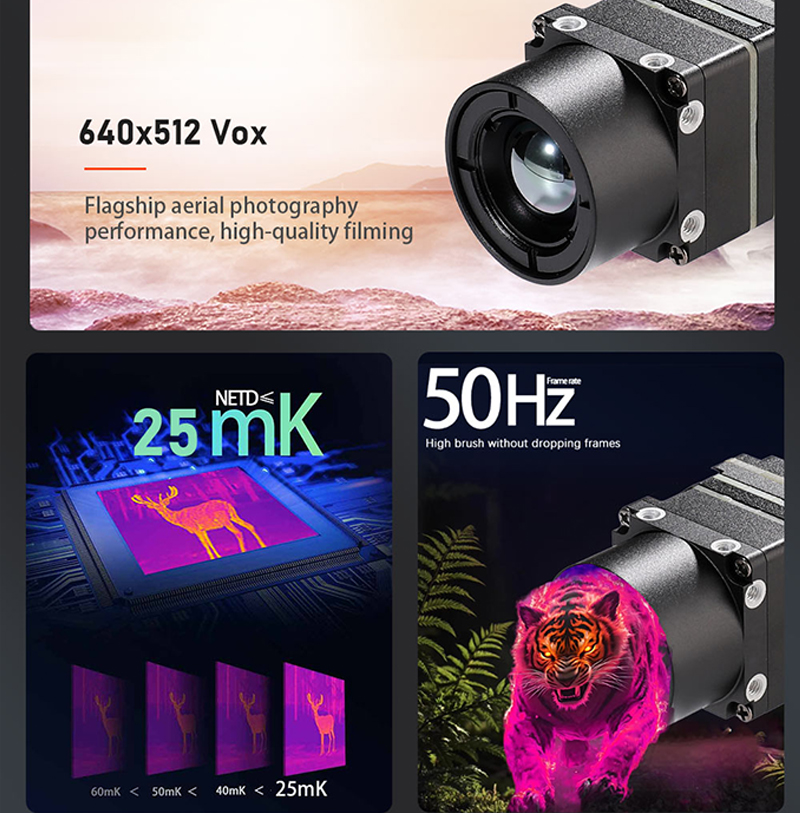 New Arrival 640x512 FPV Drone  - Drone Thermal Imaging review and price